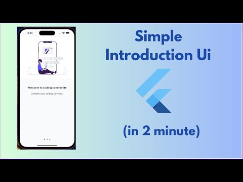 Simple Introduction Screen || Flutter || Packages