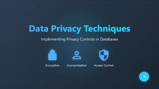 🔒 Data Privacy Techniques: Secure Your Databases for Beginners