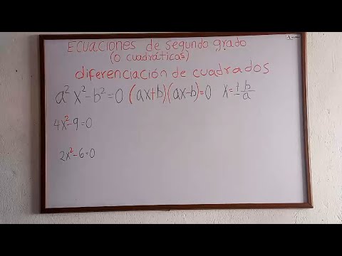 Ecuaciones de segundo grado VI