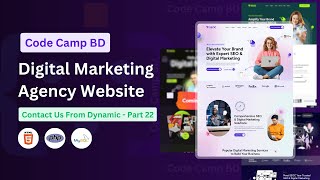 Agency Website Development: Contact Us From Dynamic  - Part 22 #codecampbd #phpprojects