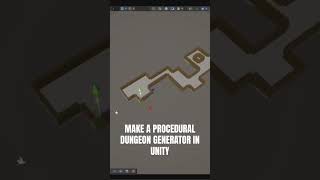 Make a simple dungeon generator in Unity. #gamedevelopment #unity3d #gameprogramming #unitydev
