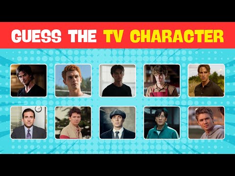 GUESS THE MALE TV CHARACTER - 100 Characters (2026) | We Quiz!