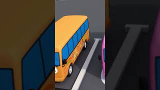 10 Little Buses 🚌🔟 #vehiclecounting #busrhyme #learnnumbers