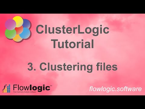 FlowLogic: ClusterLogic Tutorial 3 - Running the cluster algorithm