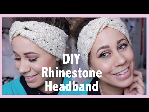 DIY Rhinestone Headband
