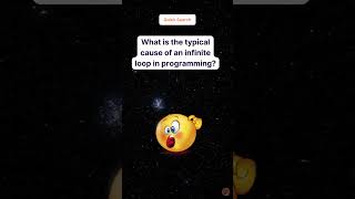 What is the typical cause of an infinite loop in programming? #programming #quicksearch #quiz #code
