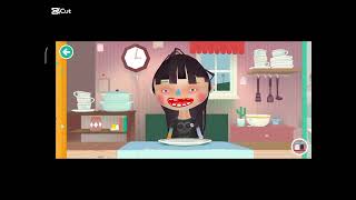 Toca Boca #avatar #rek crispy fried potatoes and water #starlytoca #mukbang#animation #shorts #rek
