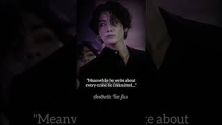 Him getting famous for his crime books 📖