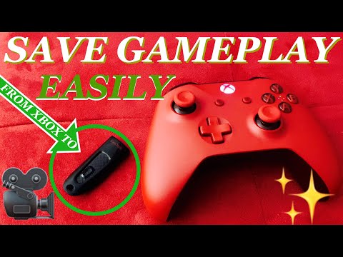 Save GamePlay From XBOX To Flash Drive Transfer To Computer