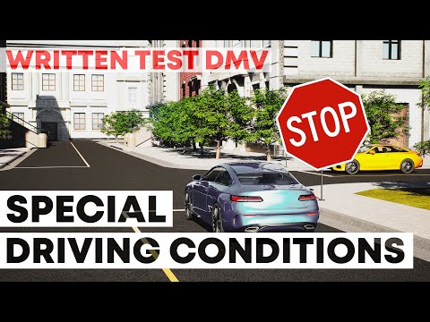 DMV Written Test | Questions of Special Driving Condition