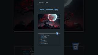 image zoom hover effect in css || scale in css #css #css3 #bootstrap #trending