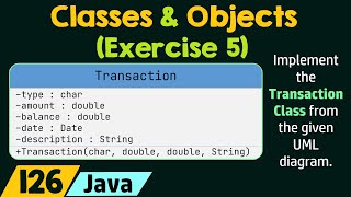 Classes and Objects (Exercise 5)