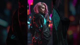 CYBERPUNK FASHION #aimodel #cyberpunk #streetstyle