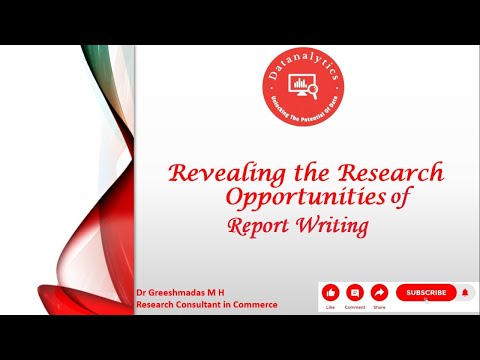 Revealing the Research Opportunities of Report Writing