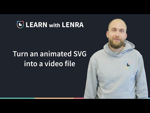 Turn an animated SVG into a video file (without uploading anything !)