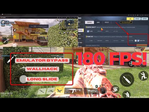 🔥 Raven Call Of Duty Mobile Gameplay With 180 FPS 🔥 Free Hack & Emulator Detection Bypass
