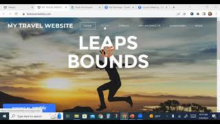 Travel Website Example
