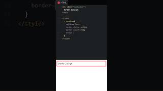 Border Concept In CSS3 #css3code #css3animation #csshtml