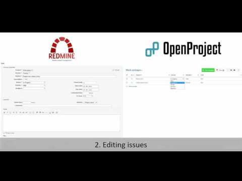 OpenProject vs Redmine - Comparison (Outdated). The new video: https://youtu.be/m6JXWarl6Ec