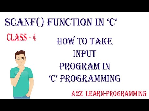 Get User Input in C Programming | scanf function in C Language | C | Learn C Programming Language