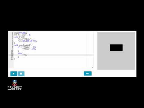 Code101x: Reacting When The Mouse Is Pressed