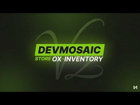 Ox Inventory Rework V2 | DevMosaic | Inventory System for FiveM [esx / ox / nd / qbx /qbcore]