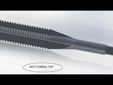 How to make bottoming tap tool in SOLIDWORKS  #solidwork #designtool   #cad