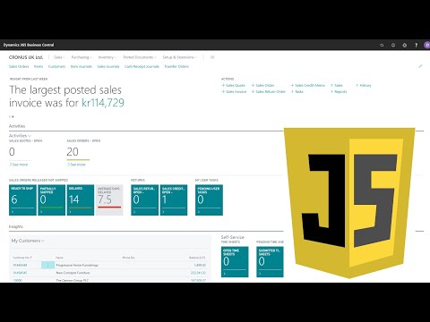 Business Central - JavaScript Tutorial Part 1