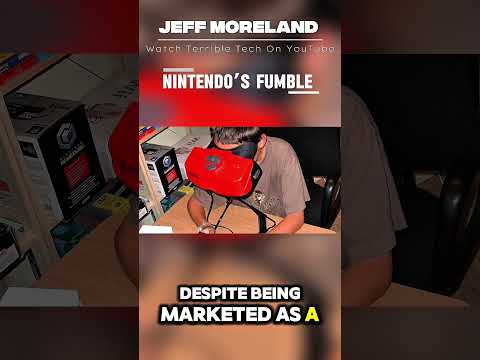 Nintendo’s biggest flop? The Virtual Boy promised 3D gaming… and delivered eye strain instead #game
