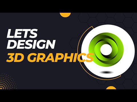 3D graphics design using coreldraw || coreldraw tutorials for beginners