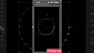 How to Create Doted Circle Design in Illustrator #adobeillustrator