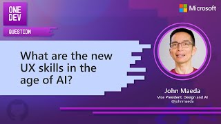 What are the new UX skills in the age of AI?