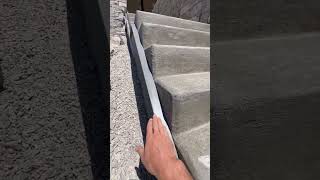 Stone Coordination On Concrete Stair #builder #contractor #Generalcontractor #constructionsales