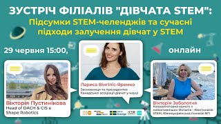 Зустріч Філіалів Дівчата STEM: підсумки STEM-челенджів та сучасні підходи залучення дівчат у STEM