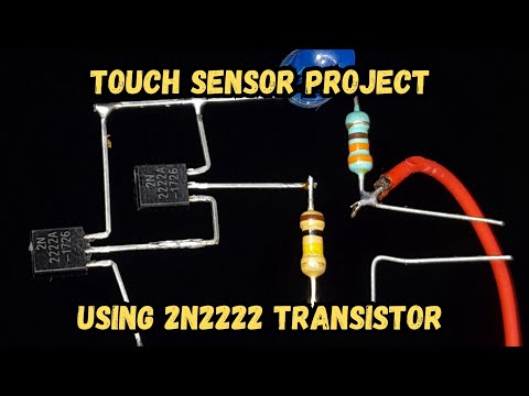 How to make | Touch switch project | Touch circuit | 2n2222 transistor project | #diyelectronics
