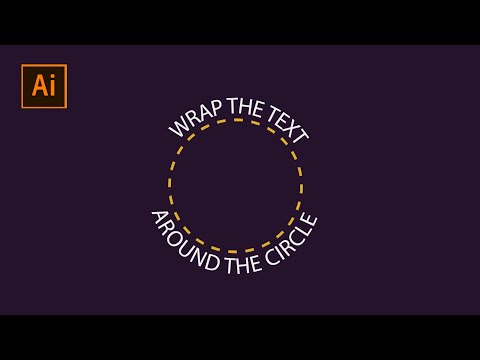 How to wrap the text around the circle