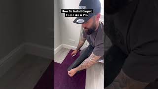 How To Install Vinyl Tiles Like A Pro #diy #howto #shorts