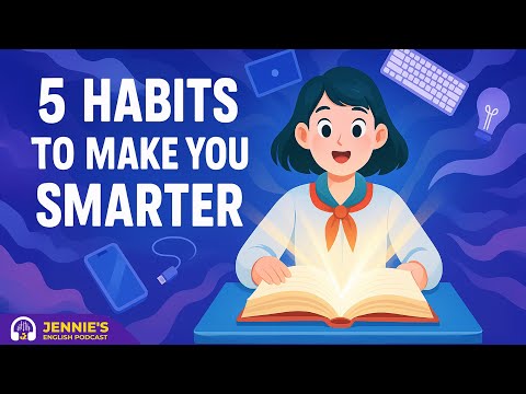 English Podcast: 5 Habits to Make You Smarter – Read, Exercise, Sleep & Learn Daily
