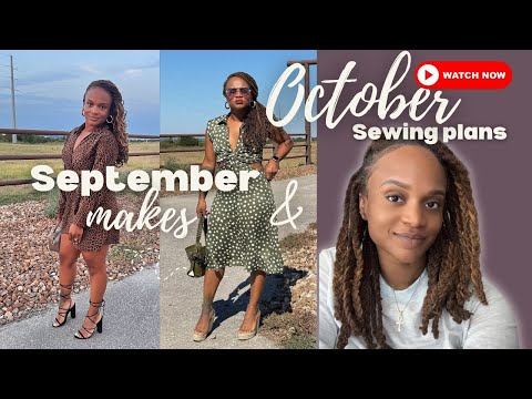 September makes October sewing plans