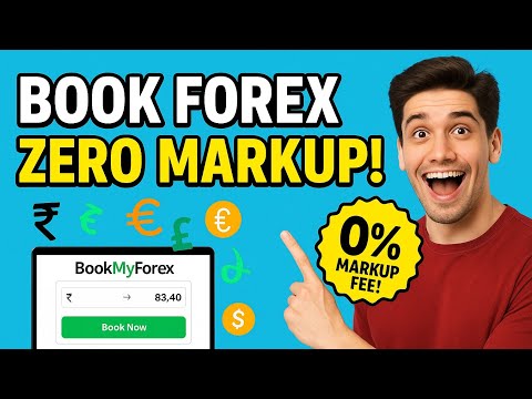 "Best Forex Card ! 💳 Apply in 5 Mins with BookMyForex | Zero Markup 💸"