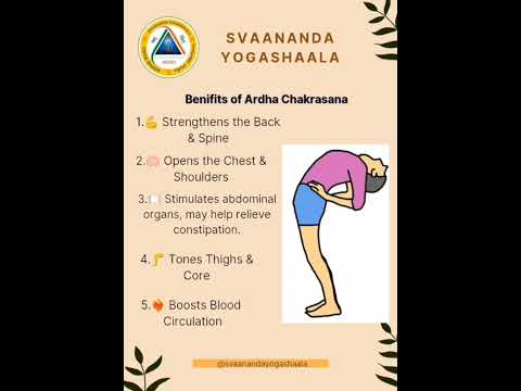 "Ardha Chakrasana: Benefits & Limitations! #Yoga #Wellness #YogaPose #mysore