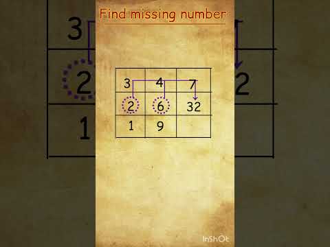 Find Missing number l Puzzle Reasoning #shorts #reasoning #puzzle @mentalmaths7701