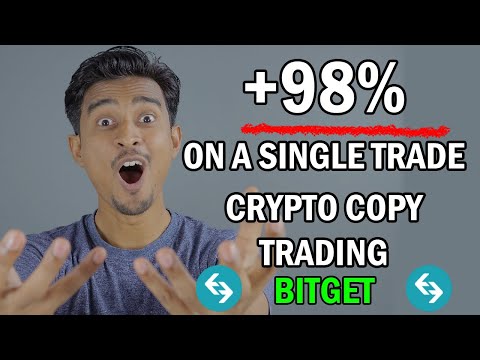 98% Profit on a single trade | Bitget Copy Trading Review | make passive income online