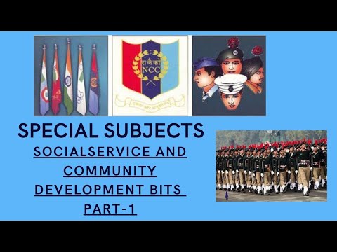 SOCIAL SERVICE AND DEVELOPMENT BITS  PART-1