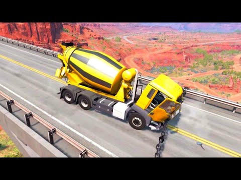 Cars vs Chain #7 - BeamNG Drive