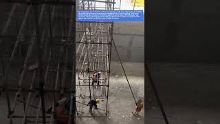 High Scaffolding Movement: Risks & Safety Tips #ScaffoldingSafety #ConstructionTips #WorkerSafety