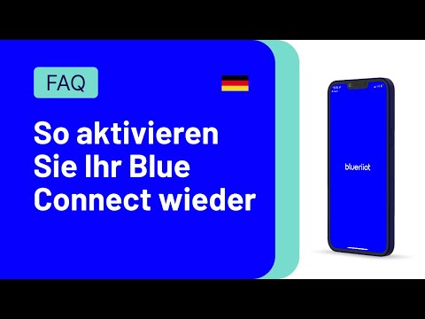 Wie reaktiviere ich meinen Blue Connect?