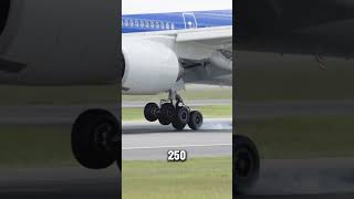 Airplane tires are incredibly tough #short #fact #quickfacts #quickmind