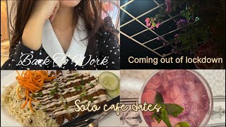 Daily Vlog |Out of Lockdown… Back to Office,& My Solo Cafe Day ☕