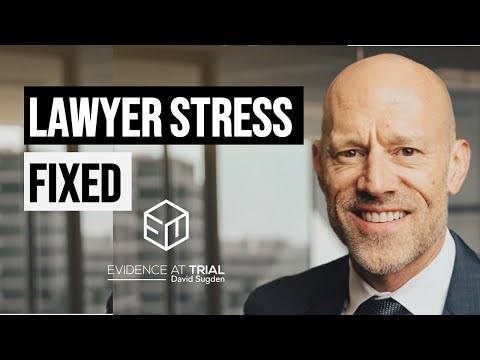 Why are lawyers stressed?